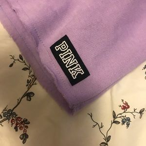 Pink shoulder cutout sweater